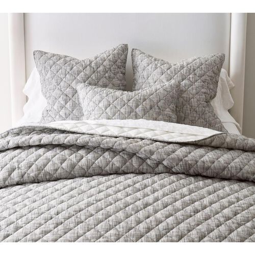 Pottery Barn Jasper Stripe Quilt Cover Queen